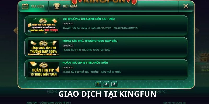 Điều khoản và điều kiện về giao dịch tại Kingfun