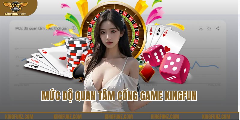 Mức độ quan tâm cổng game Kingfun