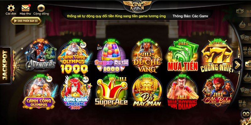 Top game Kingfun được nhiều người yêu thích nhất